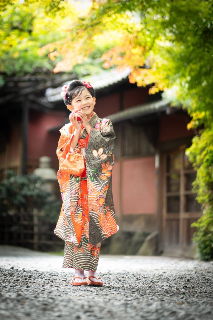 長岡天満宮 七五三 家族撮影　出張撮影