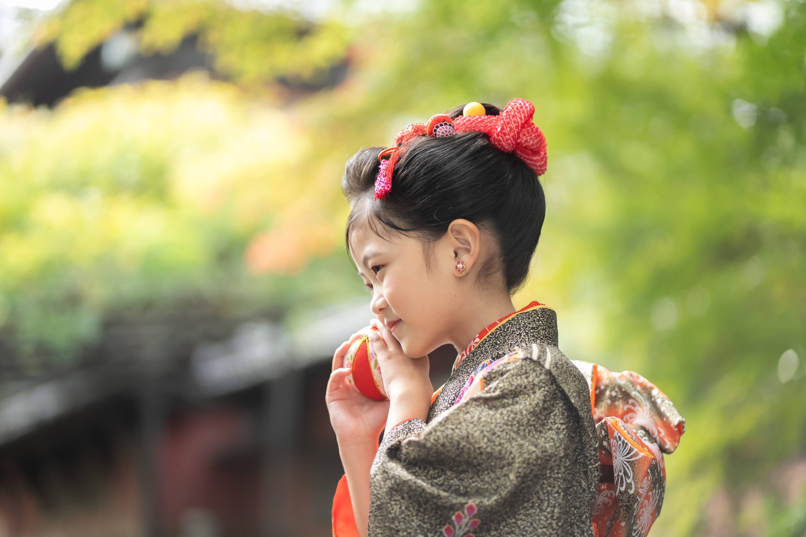 長岡天満宮 七五三 家族撮影　出張撮影