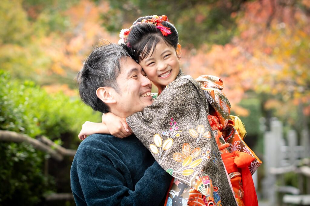 長岡天満宮 七五三 家族撮影　出張撮影