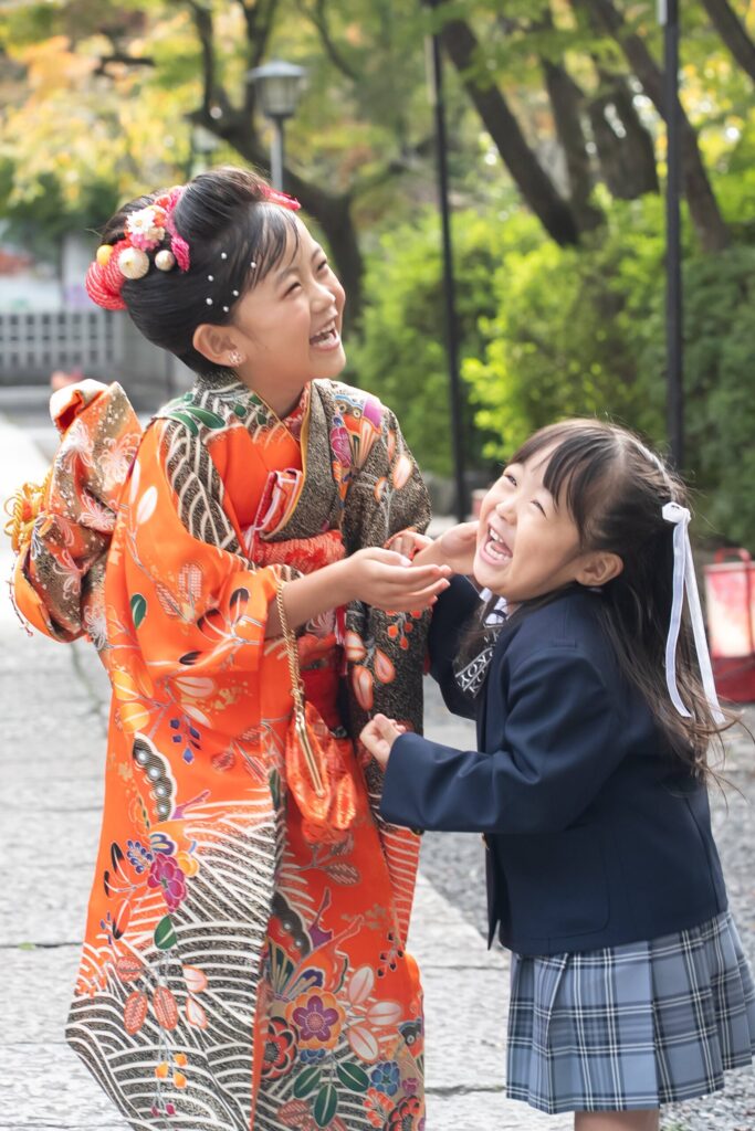 長岡天満宮 七五三 家族撮影　出張撮影
