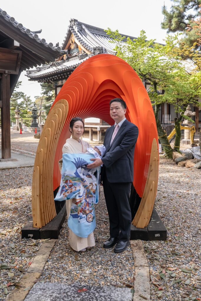 お宮参り　御香宮神社