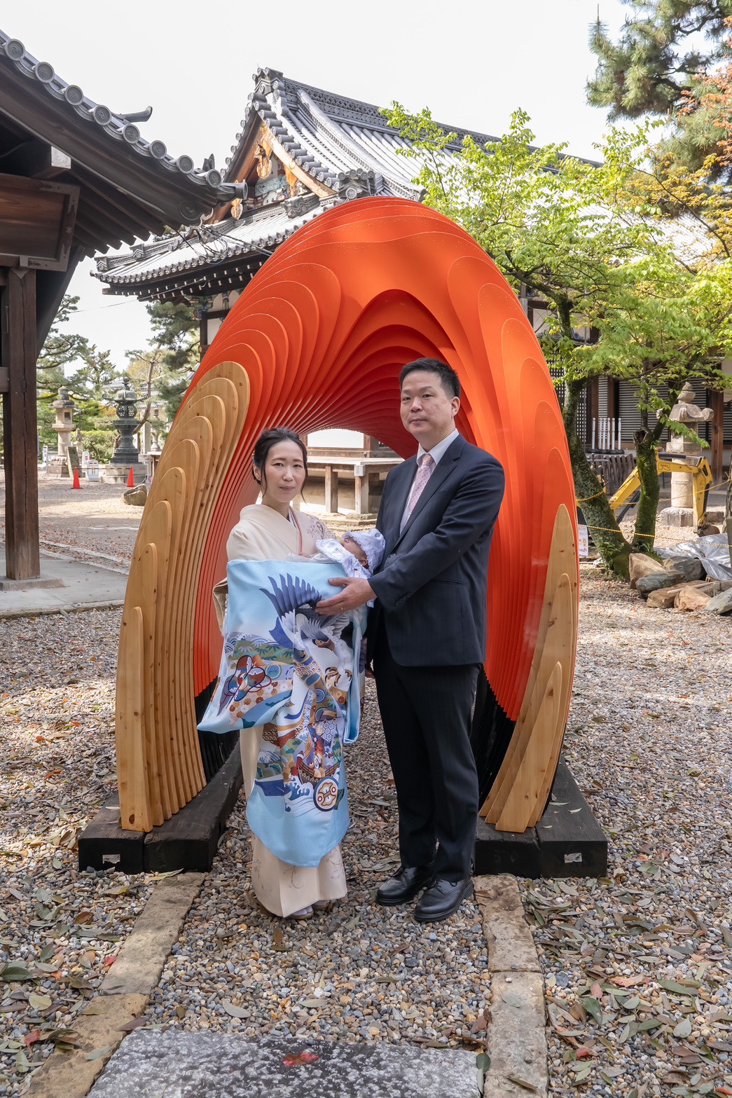 お宮参り　御香宮神社